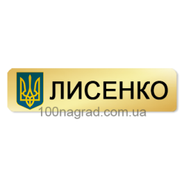 Бейдж для персоналу 65*15мм G