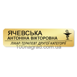 Таблички іменні для співробітників 75*15мм G