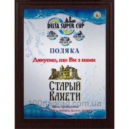 Диплом з металевою табличкою HG152 200*150мм