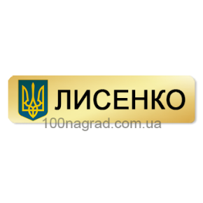 Бейдж для персоналу 65*15мм G